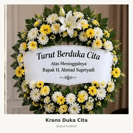 Krans Bunga Duka Yogyakarta